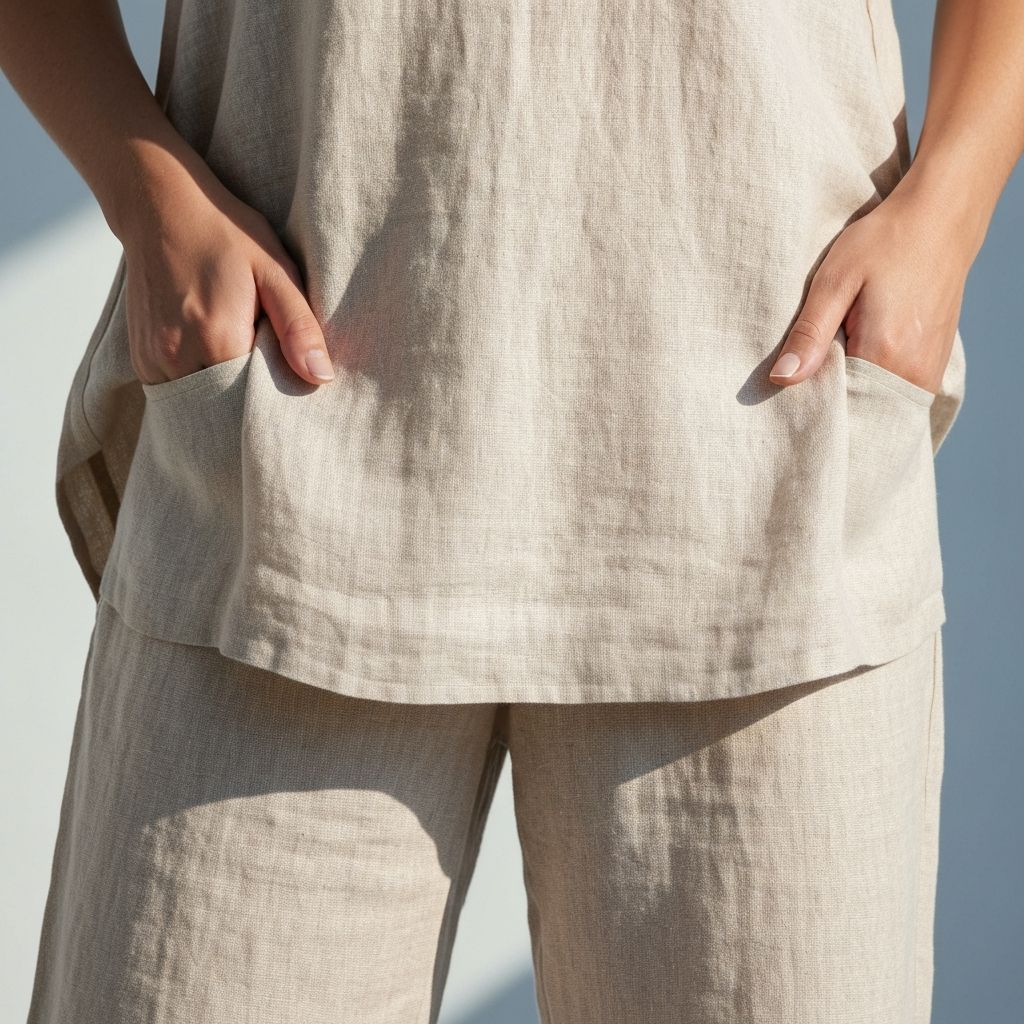 린넨 여름 파자마